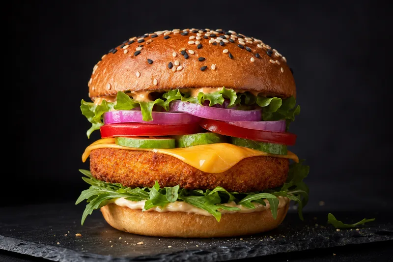 Veg Burger Gravio Kitchen